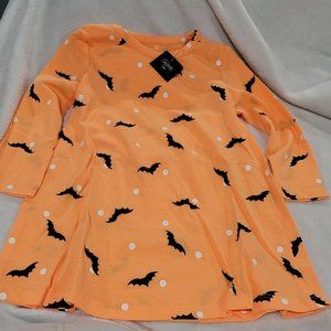 City Streets dress baby girls 6M super soft t-shirt dress happy Halloween bats